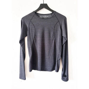 Zyia Active Competition T Charcoal Long Sleeve Top Women’s Small